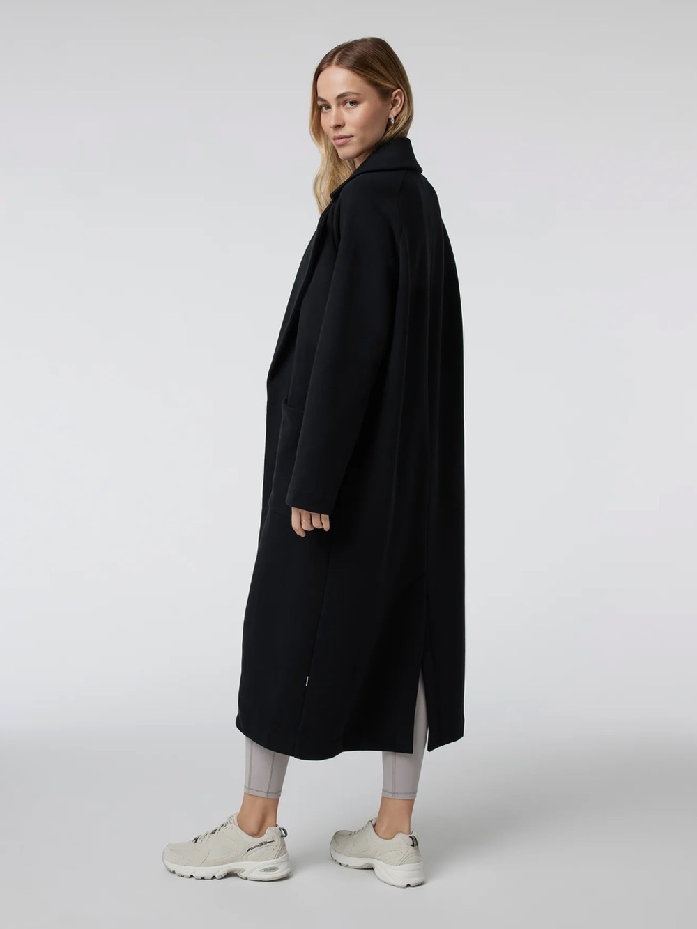 NWT Vuori Restore Trench Coat in Black Size S - Picture 7 of 17